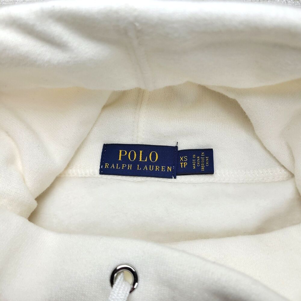 Polo Ralph Lauren Women’s White Turtleneck Cowl Neck Sweatshirt Sz XS/TP - Picture 7 of 13